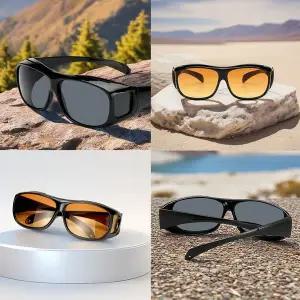 안경위에쓰는고글 사이클 바이크 러닝 런닝 오버 사이즈 스포츠 안경 위 선글라스 1+1