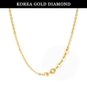 [한국금다이아몬드] 순금 목걸이 24k 금 여자 모줄 체인 3.75g