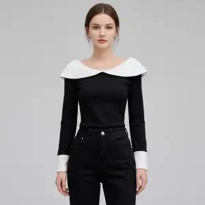 [국내자체제작] 리쥬니 배색 티셔츠