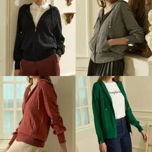 리베레츠 케이블후드집업자켓3종세트