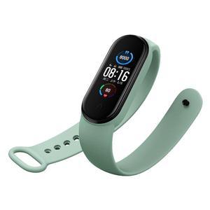 Xiaomi MiBand 5 6 7 스트랩 스포츠 용 실리콘 시계줄 Mi 스마트 밴드 액세서리 다채로운 시계 손목