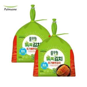 [풀무원] 톡톡 포기김치 (3.3KG) 2개입