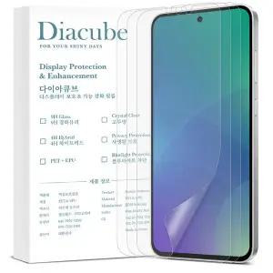 [다이아큐브]갤럭시 S26플러스 반사방지 지문방지 고품질 PETEPU 액정보호필름 정렬가이드핀제공 간편부...