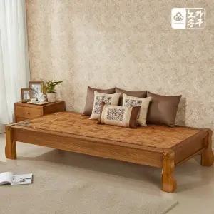 바우 확장형 브라운 황토볼 평상형 멀티 소파 C)