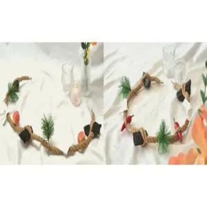 행복을 여는 전통 금줄 가랜드 남아·여아 선택