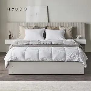 [지정일배송] 고요한 선유 투톤 템바보드 LED 빅서랍형 3단 수납 호텔침대