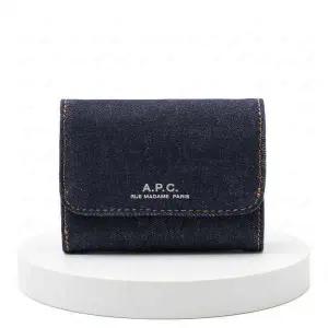 [아페쎄]A.P.C 25FW Denim Standard Bi-Fold COHIZ H63650 IAI 데님 스탠다드 바이폴드 지갑 836234