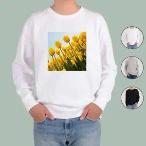 [하프클럽/알티피아]맨투맨 전색상 자연의 향기 꽃 튤립 프린트