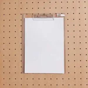 눈금자 결재판 투명 아크릴 서류받침 A4 클립보드 결 클립보드 서류받침 결재판 a4파일 결제보드