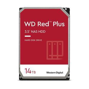 Western Digital 14TB WD Red Plus NAS 내장 하드 드라이브 HDD - 7200RPM, SATA 6Gb/s, CMR, 512MB 캐시, 3.5인치 WD14