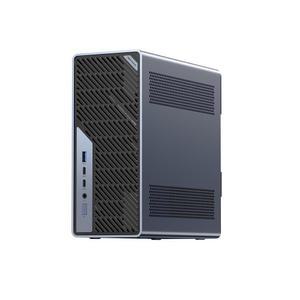 MINISFORUM MS-02 Ultra Workstation Core Ultra 9 285HX(24C /24T) Barebone Mini PC, HDMI|USB4|2xUSB4 V2 Output, 4x DDR5 SO-DIMM Slot, 4x SSD Slot, 2x25G SFP+, 1x10G RJ45, 1x2.5G RJ45 Port, WiFi7 /BT5.4