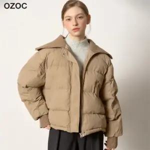 [오조크] 니트 카라 패딩 점퍼