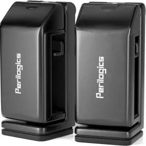 페리로직 항공기 휴대폰 홀더 비행 중 유니버설 장착 다방향 듀얼 360도 회전(블랙/블랙) 무료 시청 가능