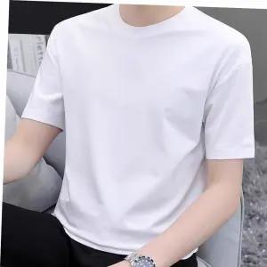 빅사이즈반팔티셔츠 여름 편안한 쿨 상의 라운드 반팔티 빅사이즈 티셔츠