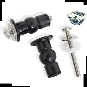 상부체결형 검정 비데 연결볼트 하수관 커버 고정 양변기