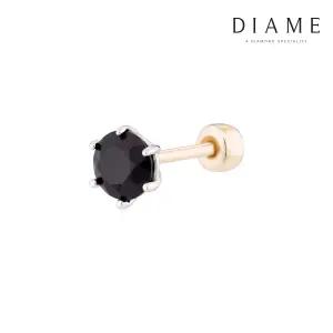 로즈 14K골드 블랙스피넬 원석 피어싱(외짝) FGGE1141Z2