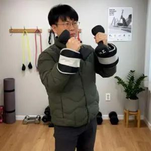 손목 발목 중량밴드 모래 주머니 2kg 2개입