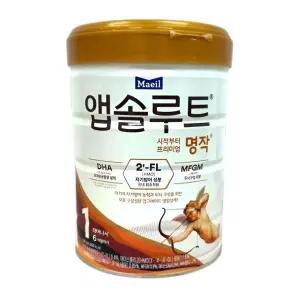 앱솔루트 명작 2FL 분유 1단계(0~6개월) 800g 1캔