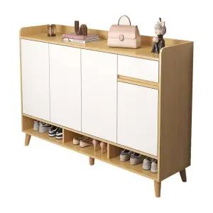 현관 신발장 아파트 좁은공간 수납함 입구 랙 우드 슬림 신발정리 조립