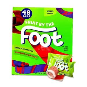 젤리 베리딸기맛 롤젤리 후룻 바이 더 풋 48개입 1곽 21g