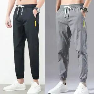 남성 얇은 두께감 깔끔한 디자인 데일리 조거 바지