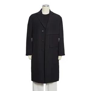 [롯데백화점]레노마 26 SS시즌 남성코트 간절기 롱코트(블랙) RPIMBH02B