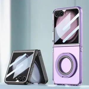 유니블링 갤럭시 z플립 6 5 슬림핏 마그네틱 링 풀커버 케이스