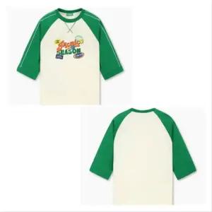 [갤러리아] 베네통키즈(26S)7부 컬러팝 티셔츠  QATS10611GN