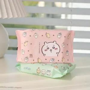 ( )콜리 프리미엄 삼천0 먼작귀 포터블 미니 엠보싱 물티슈 20매 20개