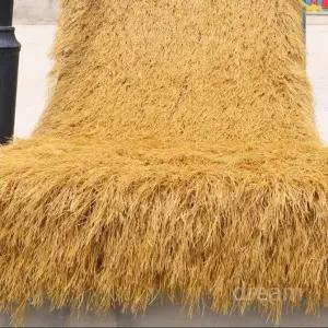 인조 시골 지푸라기 볏짚 장식 해변 지붕 자재