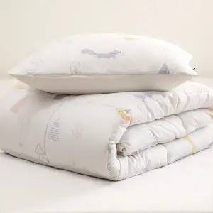 실비아 사계절 차렵이불1개 + 베개커버 2장 세트 아이보리 퀸Q