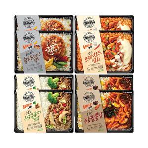 온더고 스테디혼합8(함박2,통모짜치즈2,우삼겹불고기2,볶음짬뽕밥2)