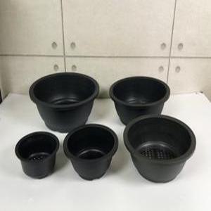 원형 분재 플라스틱 화분