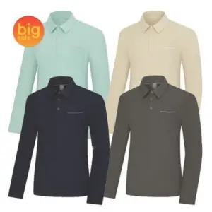 [롯데백화점]콜핑 LD08 남자 봄/여름 시원한 하이쿨 골지조직감 긴팔카라티 KWT0487M