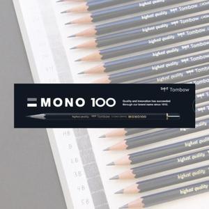 HGR 톰보우 모노100소묘연필12 H HB B 2B 3B 4B 5B 6B (12개입)
