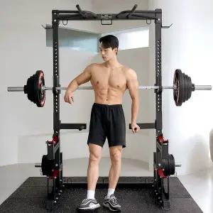 [NS홈쇼핑]멜킨 미니 하프랙 멀티 파워랙 가정용 홈짐세트 퍼포먼스드림 방문설치..