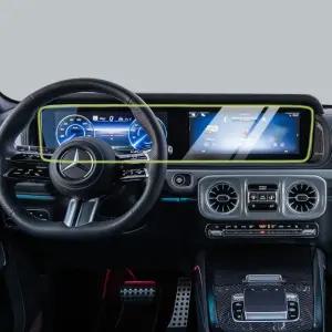 벤츠 더 뉴 G클래스(G450d) 계기판 내비게이션 디스플레이 강화유리 액정 보호필름