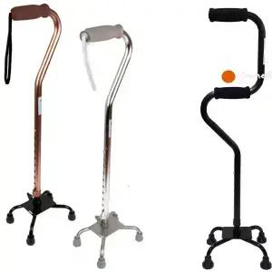 지팡이 노인 어르신 장수 효도 보행 실버 사발 4발 네발지팡이