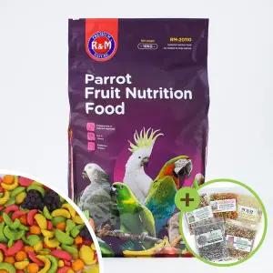 [하프클럽/올펫몰]버솔 중대형 과일펠렛 10kg 코카투 아마존 앵무새사료