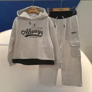 에스핏 HC08 밑단배색 후드와이드세트TR 에스핏주니어 여아/겨울기모 상하세트  SJY71