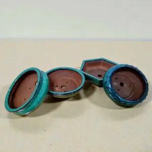 분재 화분 도자기옥화분 소형 대형 사각분 도자기 고급분 해외 정차