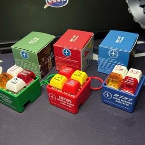 새로운 항공기 보잉 737 에어버스 EGPWS A320 경고음 시뮬레이터 파일럿 키체인 버튼 사운드 홈 데코 공예