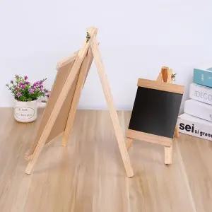 칠판 소형 20X36cm 이젤 간판 스탠드형 (WFKAD3W)