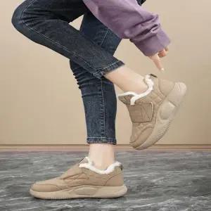 3컬러 여성 겨울 따뜻한 퍼안감 방한운동화 털운동화