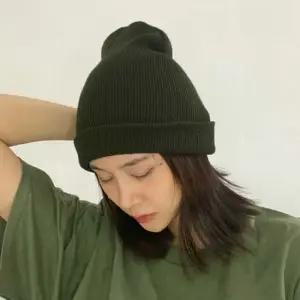 비니모자 여성 캐주얼 니트 롱비니 1P 루즈핏 패션 골무 보온