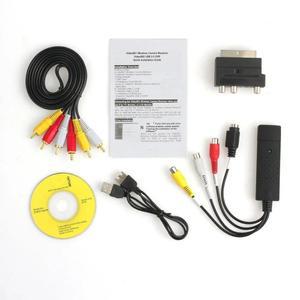 비디오 카드 USB2.0 VHS-DVD 변환기 아날로그 디지털 형식으로 IPTV 오디오 게임 VHS 레코드 캡처