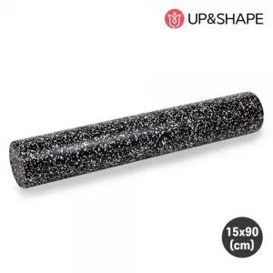 업앤쉐이프 폼롤러 EPP 15X90cm(블랙)운동매트 층간소음방지 헬스 홈트 요가 하드 필라테스용품 간편한 마