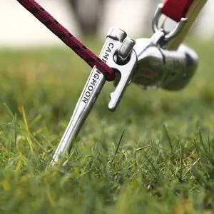 a212 캠핑문 스텐레스 스틸 단조팩 4P 세트텐트장비 단조펙 단조 텐트 설치