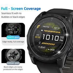 Garmin Tactix 8 용 강화 유리 보호기 47mm/51mm AMOLED 태양 필름 액세서리