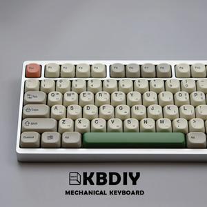 블루투스 키보드 휴대용 무소음 KBDIY 139 키/세트 KOA 프로필 키 캡 GMK 9009 기계식 MX 스위치 레트로 PBT ISO